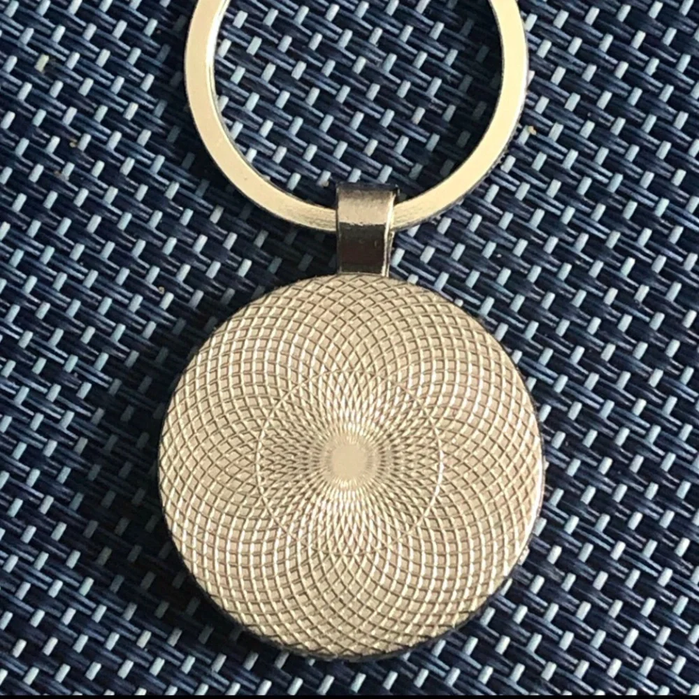 M GRATEFUL DEAD Steal Your Face SYF Keychain CUSTOM MADE BUYITWHENFOUND